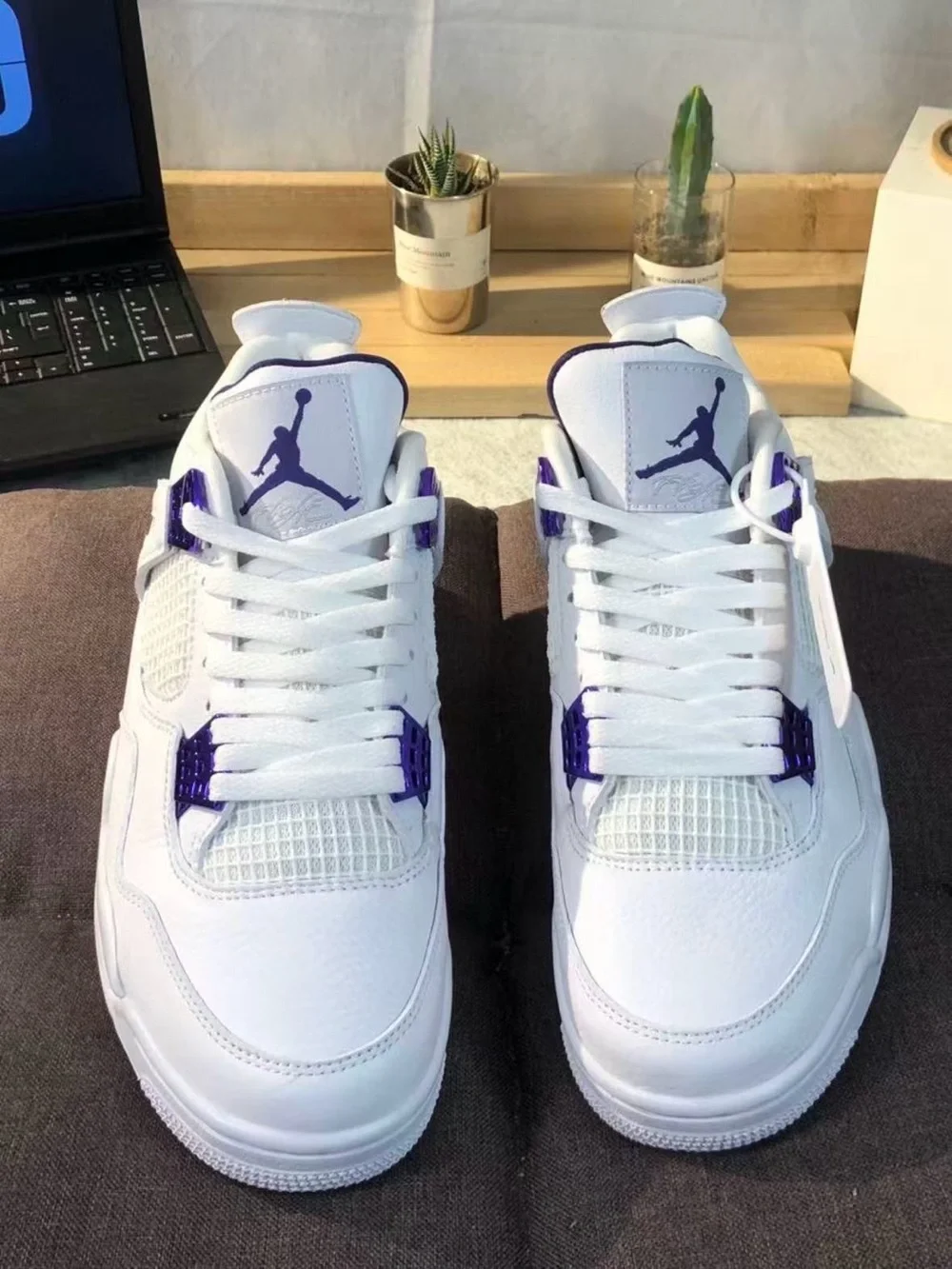 Jordan 4 Retro ‘Purple Metallic’ Men’s Sneakers
